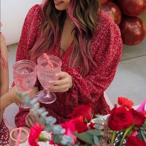 Max studio spring floral dress size medium